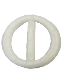 Round White 3/4 inch