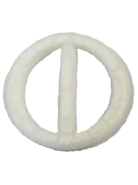 Round White 3/4 inch