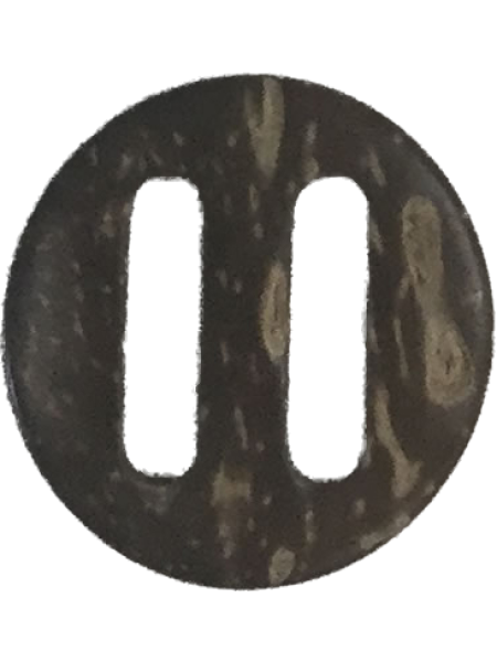 Marbled Oval Two-Slot Buckle 1"