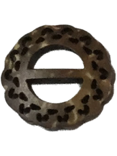 Carved Round Buckle