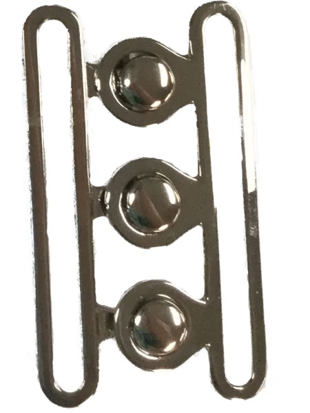 Buckle 176 2 1/2" Silver Clasp