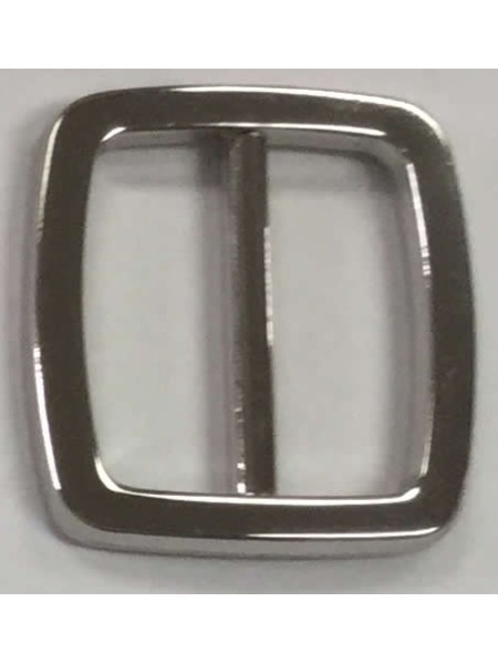 Buckle 1 in. Shiny Silver