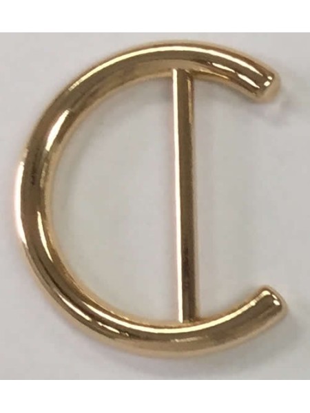Buckle 1 in. Shiny Gold 