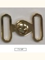 Two-Dome Clasp 1"