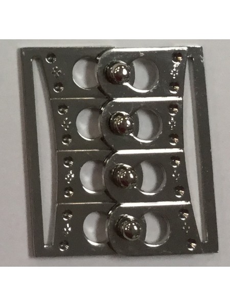 Buckle 194 2" Silver Metal Clasp