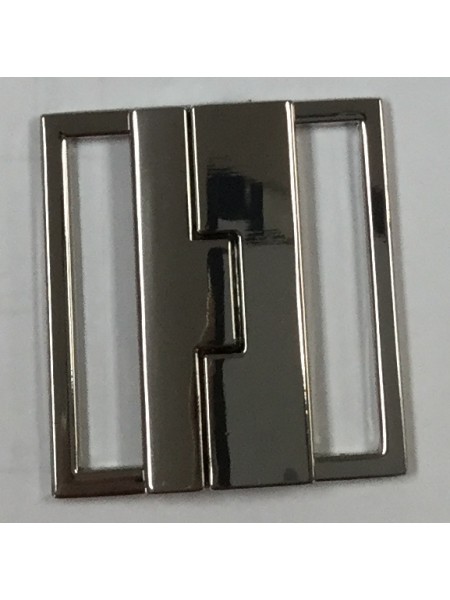 Buckle 211 1.5" Silver Metal Clasp