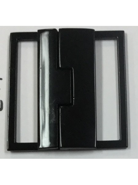 Buckle 219 2.5" Black Metal Clasp