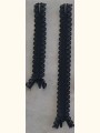 Decorative Zipper with Daisy Tape