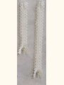 Decorative Zipper with Daisy Tape