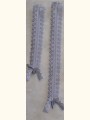 Decorative Zipper with Daisy Tape