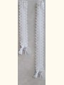 Decorative Zipper with Daisy Tape