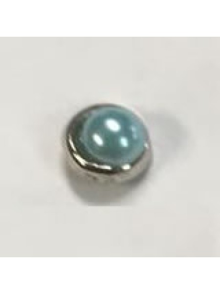 1429 Brad Silver Aqua Blue