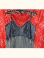 A-line Cross Over Satin Brida Slip Style #005