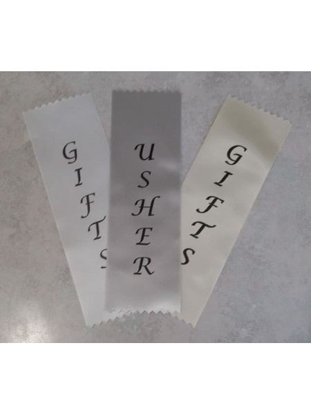 Usher or Gift Ribbon