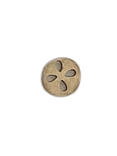 1501 Wooden Button Light Brown