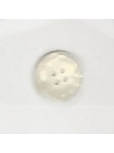 1513 Plastic Button White