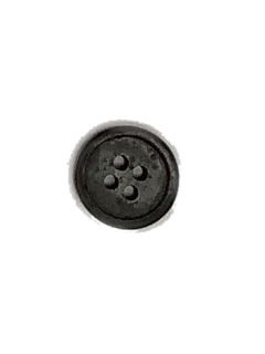 1522 Plastic Button Black