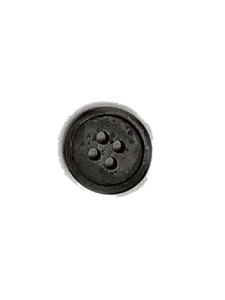 1522 Plastic Button Black