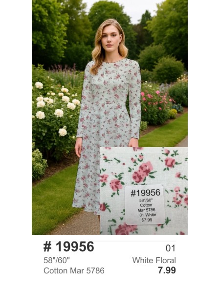 19956 Cotton Mar 5762 White