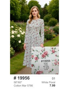 19956 Cotton Mar 5762 White