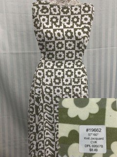 19662 Knit Jacquard Olive