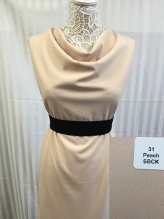 CBSK31 Crepe Back Satin Knit Peach