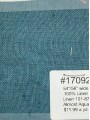 17092 100% Washed Linen Almost Aqua