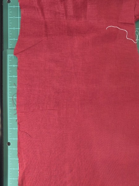 17266 100% Washed Linen Deep Red
