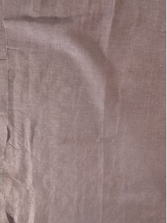 17269 100% Washed Linen Charcole Brown