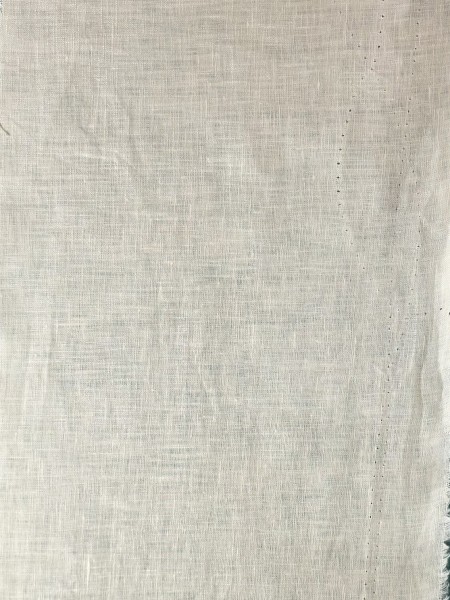 17395 100% Washed Linen White Chocolatte