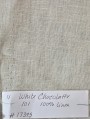 17395 100% Washed Linen White Chocolatte