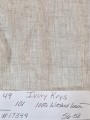 17399 100% Washed Linen Ivory Keys