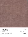 17633 100% Washed Linen Soil or Raisin