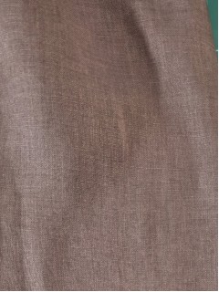 17637 100% Washed Linen Mushroom or Earthware