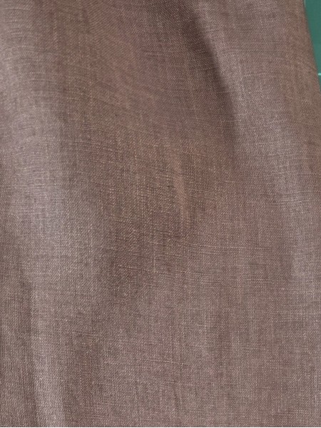 17637 100% Washed Linen Mushroom or Earthware