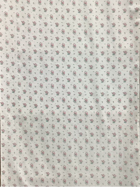 18825 100% Cotton, Color #3 Rose Pink Floral