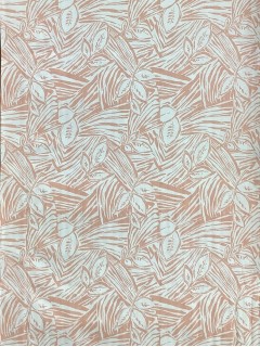 18841 Cotton Rayon Spandex Terra Leaves