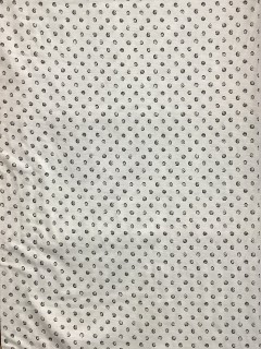 18875 Cotton Rayon Dotted Ivory