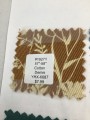 19271 Cotton Denim Brown Floral
