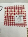 19351 Poly Rayon Gingham Burgundy