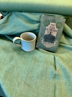 19550 100% Washed Linen Spring Sage 19550 100% Washed Linen Spring Sage