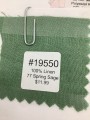 19550 100% Washed Linen Spring Sage