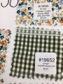 19652 Poly Rayon Gingham Black and White
