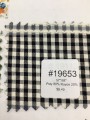 19653 Poly Rayon Gingham Black and White