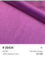 20434 100% Washed Linen Mountain Grape
