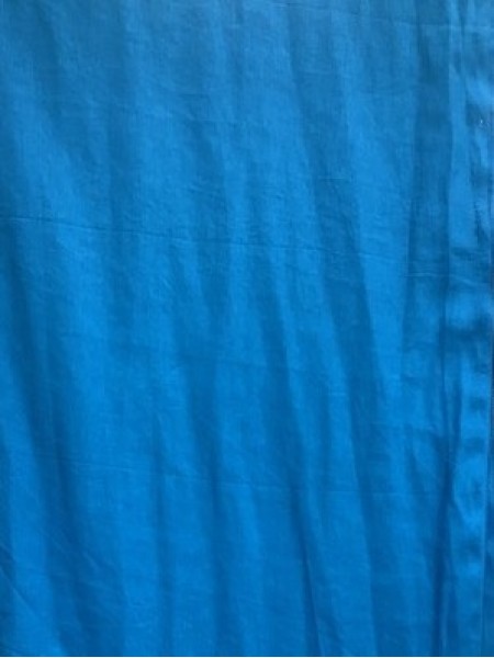 20585 100% Washed Linen Blue Surf