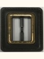 Leather-Framed Buckle Leather-Framed Buckle