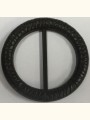 Black Embossed Round Buckle Black Embossed Round Buckle
