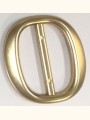 Oval Metal Buckle 1 1/4"