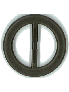 Round Patterned Buckle 1 1/4"
